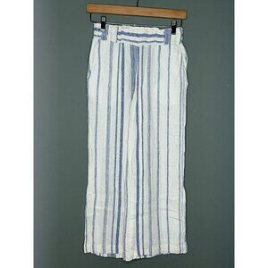 Indigo Rein Women's Small Women's Wide Leg Crop Pull-On Pants Pockets